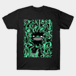 Alien Invasion Flying Saucer T-Shirt